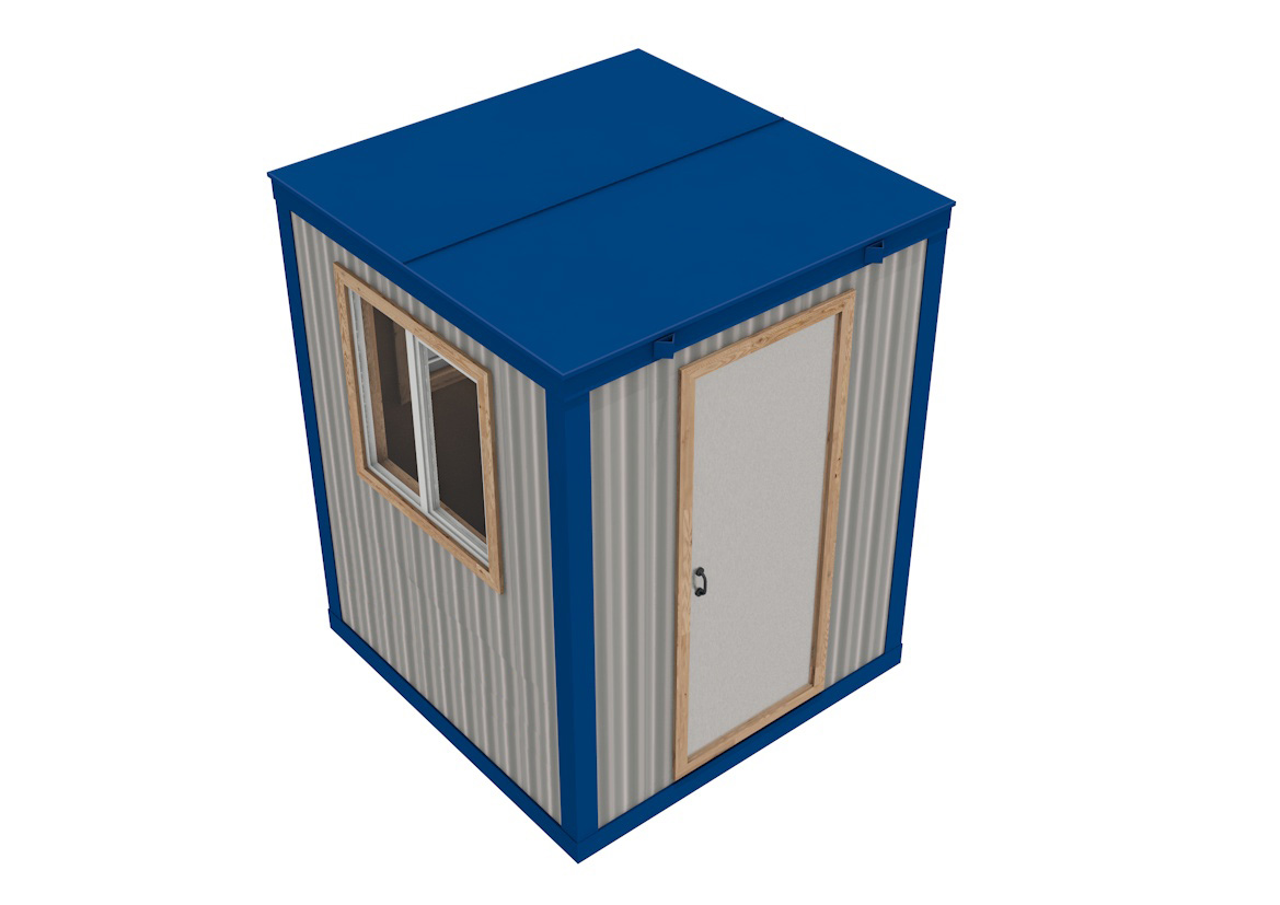 Пост охраны 2×2 ДВП